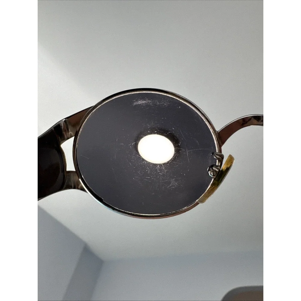 Y2K FENDI vintage sunglasses round Silver gold tortoise brown FS 240 ITALY 90's